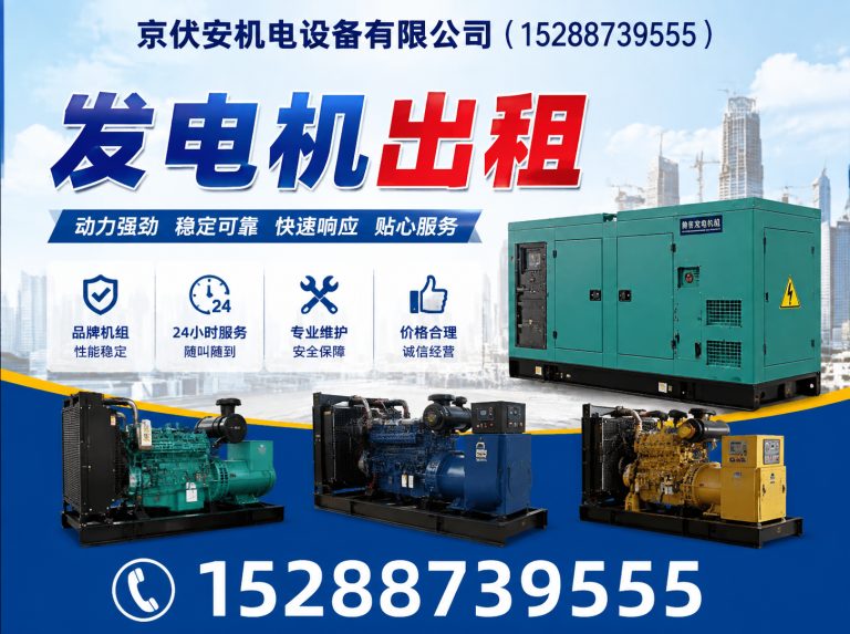 乌海发电车租赁展示图