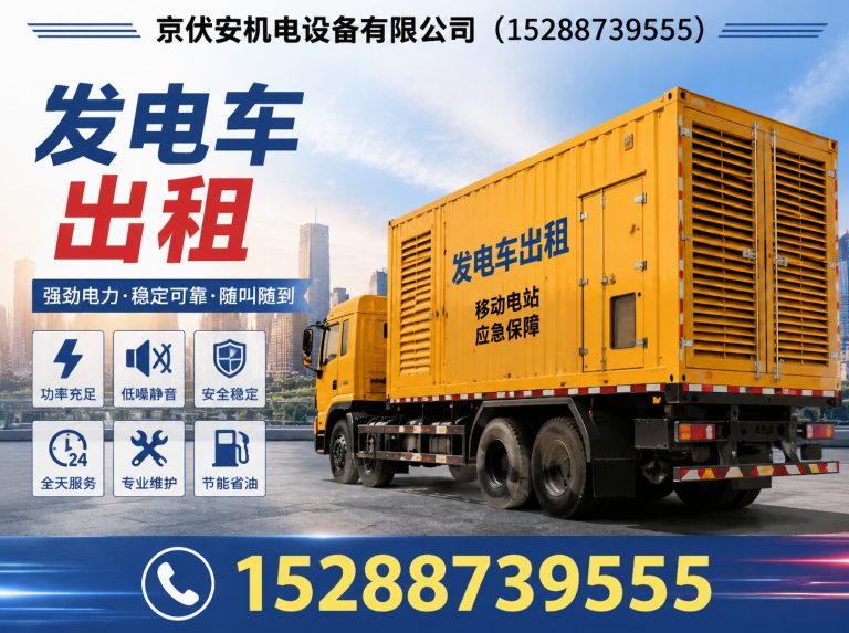 乌海静音发电车租赁展示图