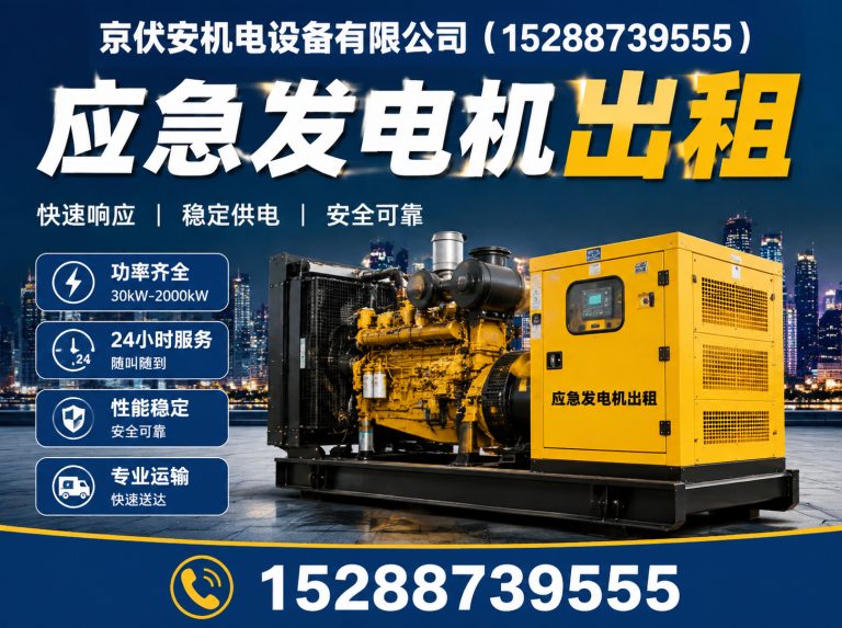 乌海发电机出租展示图